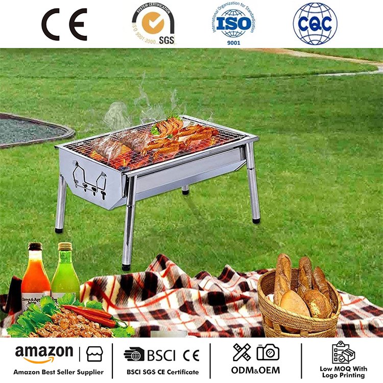 पोर्टेबल BBQ ग्रिल छोटा कैम्पिंग ग्रिल